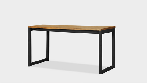 reddie-raw desk 150L x 35D x 75H *cm / Wood Teak~Oak / Wood Teak~Black Suzy Desk