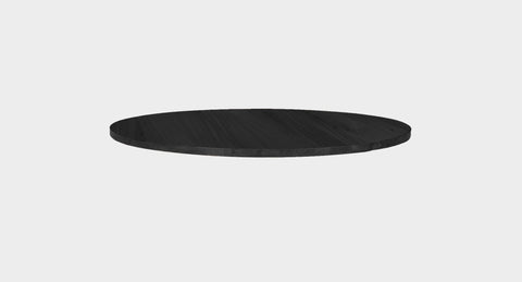 reddie-raw table top RND 30dia x 2H *cm / Wood~Teak Black Reclaimed Solid Teak Table Tops